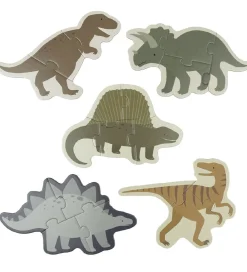 A Little Lovely Company Puslespil|Spil>Puslespil - 5-i-1 - Dinosaur