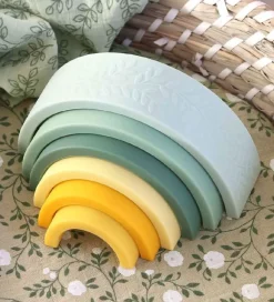 A Little Lovely Company Stablelegetøj>Stablelegetøj - Silikone - Sage