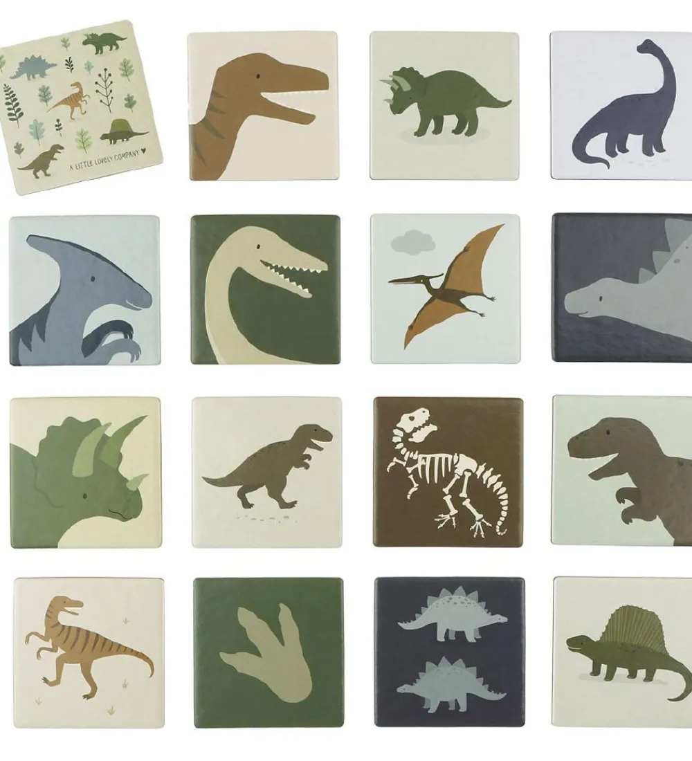 A Little Lovely Company Spil>Vendespil - 30 Brikker - Dinosaur