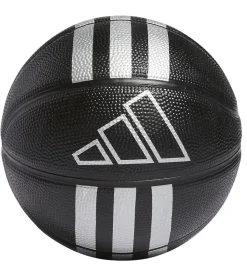 adidas Performance Bolde>Basketbold - Str. 3 - Mini - Sort/Sølv