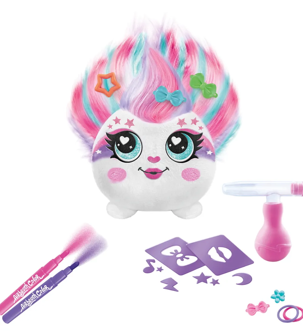 Airbrush Plush Bamser>Bamse - 10 cm - Hair'iffic Mini - Posh