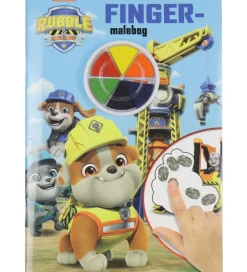 Alvilda Kreativ Leg|Malebog>Alvida Bog - Fingermalebog m. Rubble & Crew - Dansk