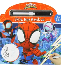 Alvilda Kreativ Leg|Bøger>Aktivitetsbog - Marvel Spidey - Skriv, Tegn & Visk Ud