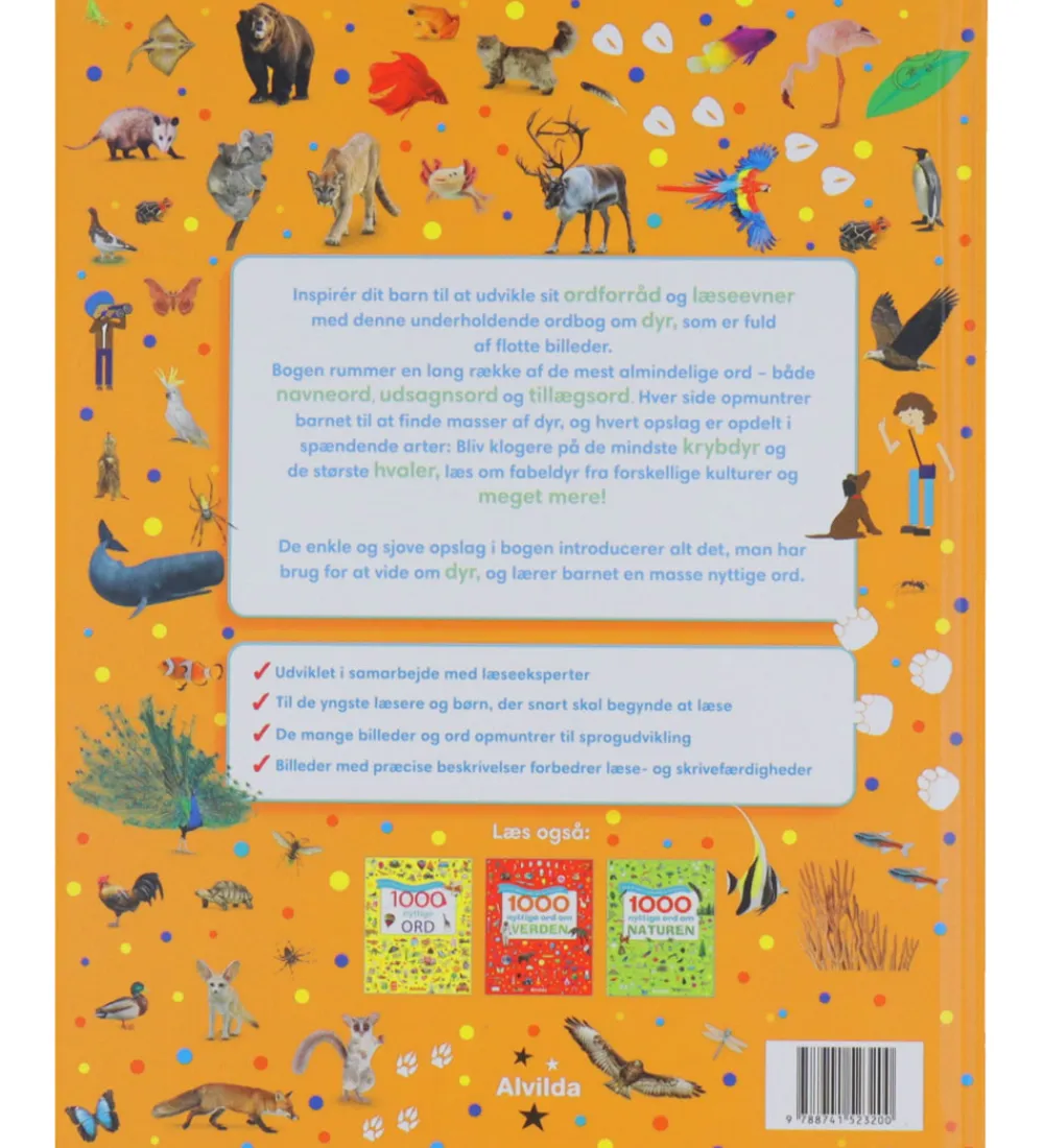Alvilda Bøger>Bog - 1000 nyttige ord om dyr