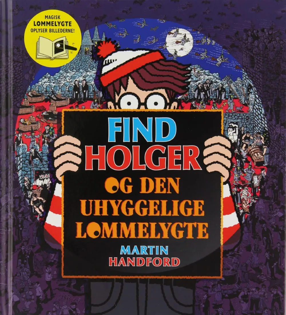 Alvilda Lommelygter>Bog - Find Holger & Den Uhyggelige Lommelygte - Dansk