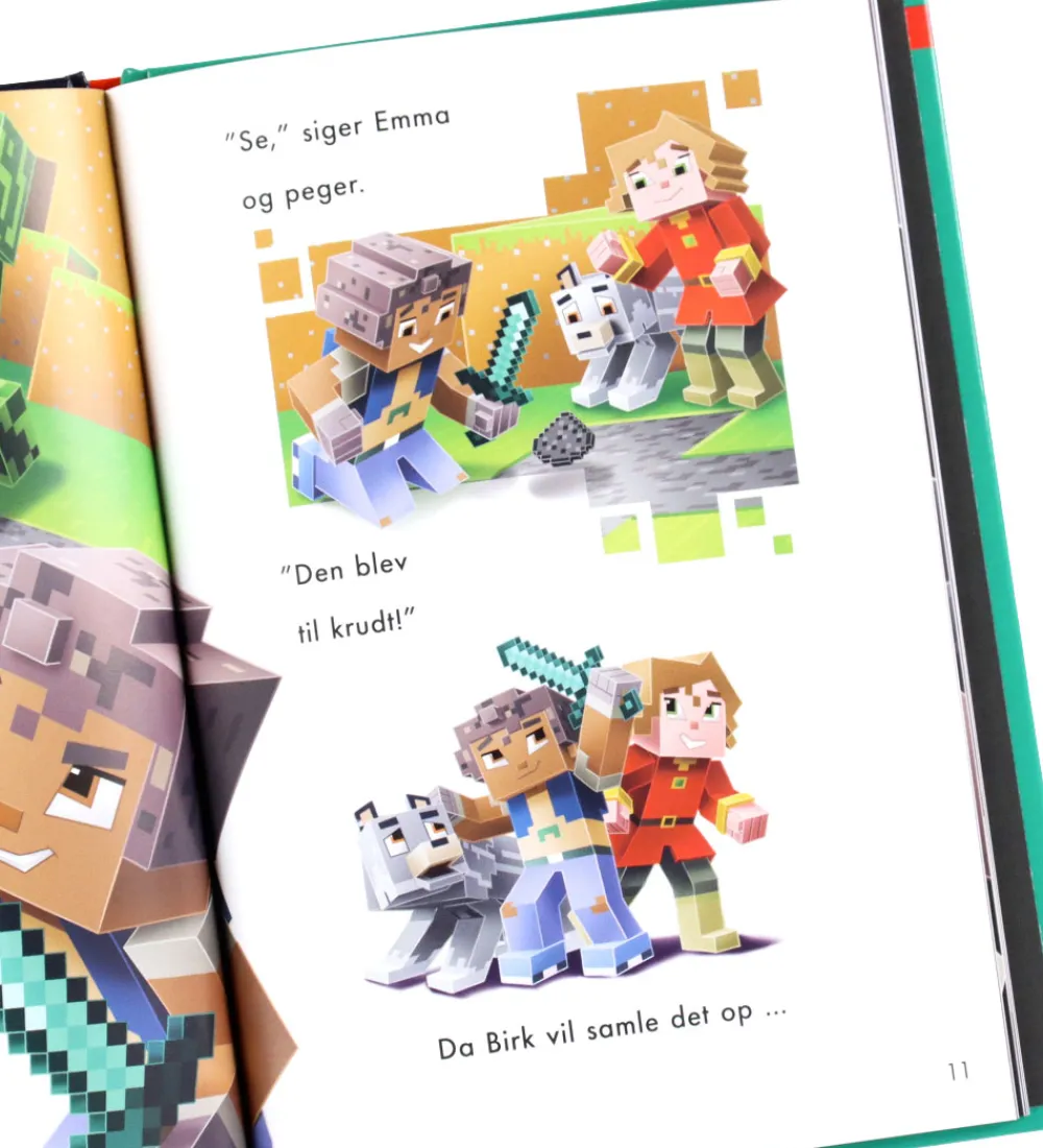 Alvilda Bøger>Bog - Minecraft - Den Mørke Hule - DA