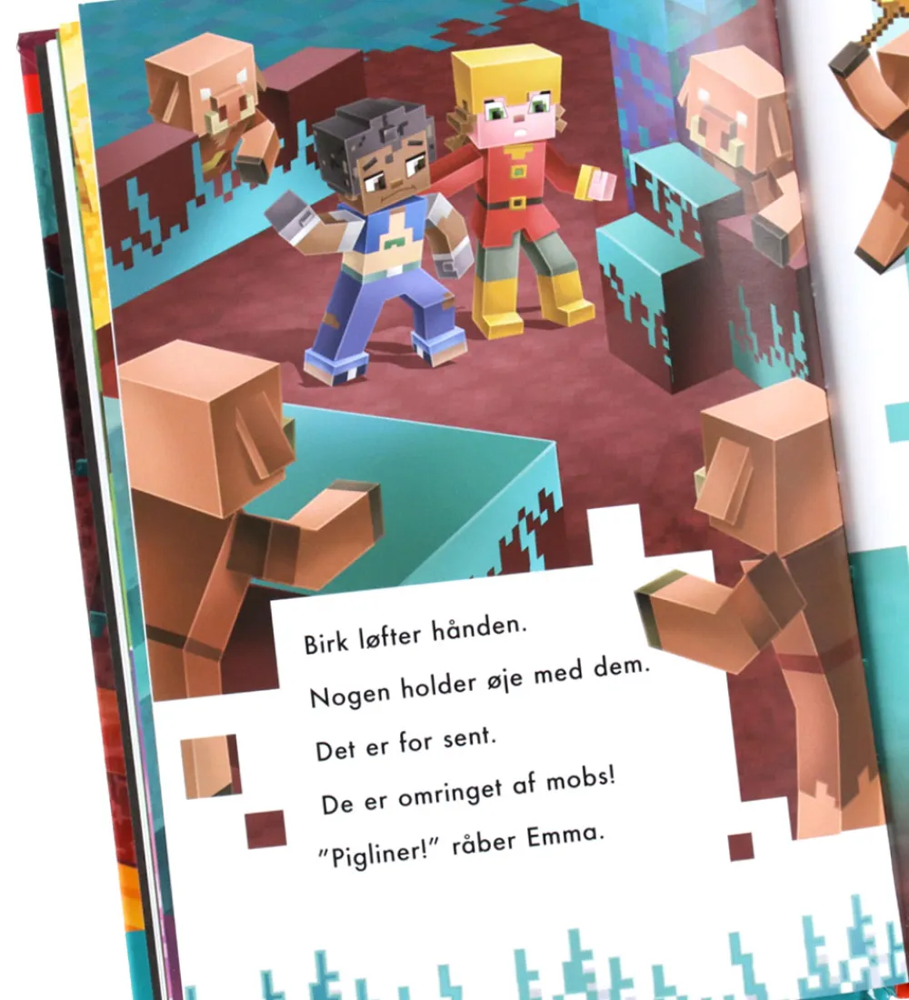 Alvilda Bøger>Bog - Minecraft - Flugten Fra Underverdenen - DA