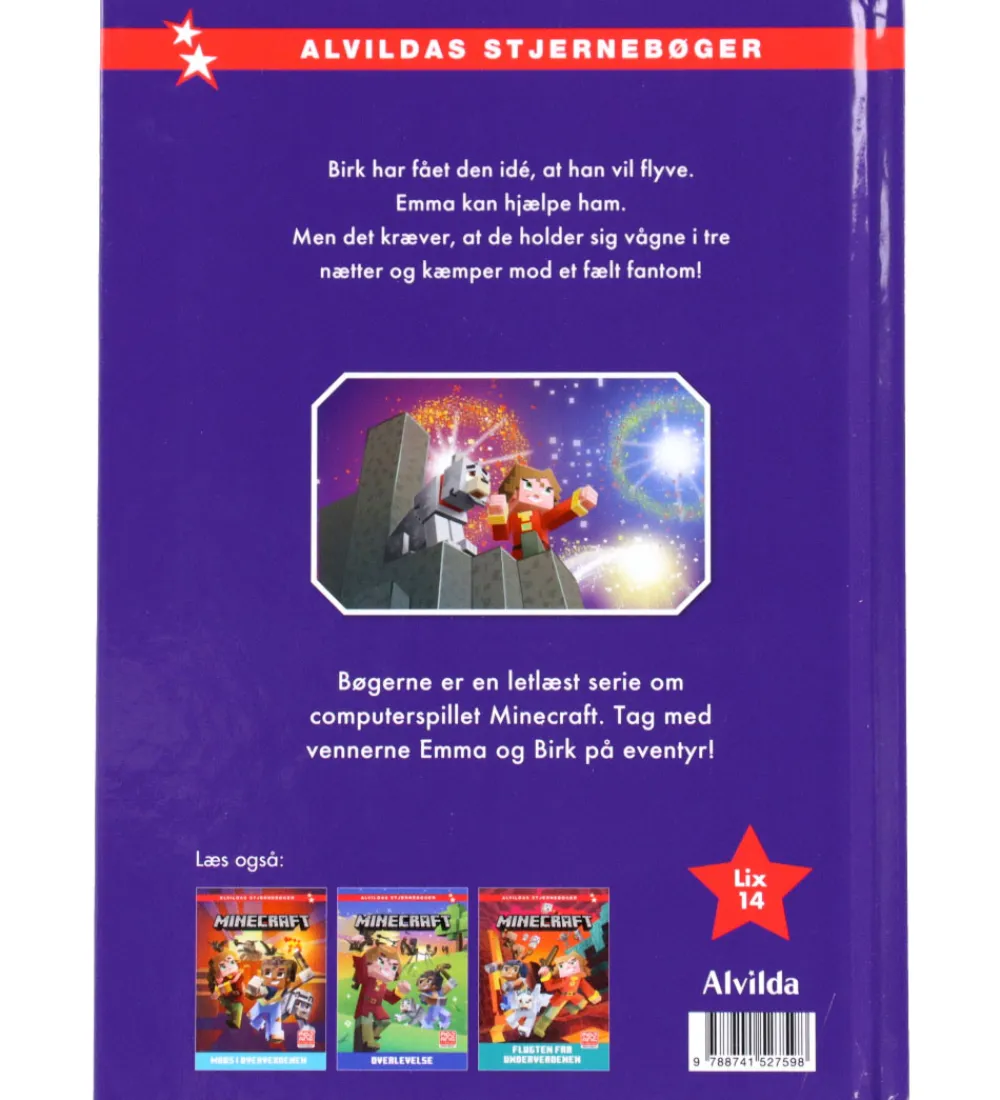 Alvilda Bøger>Bog - Minecraft - Op I Himlen - DA