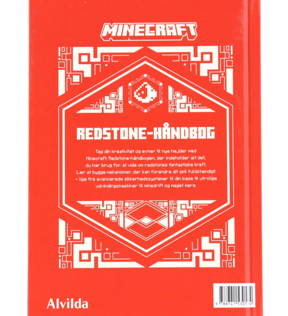 Alvilda Bøger>Bog - Minecraft - Redstone-Håndbog - DA