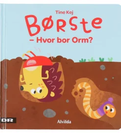 Alvilda Bøger>Bog - Minisjang - Børste - Hvor Bor Orm ? - Dansk