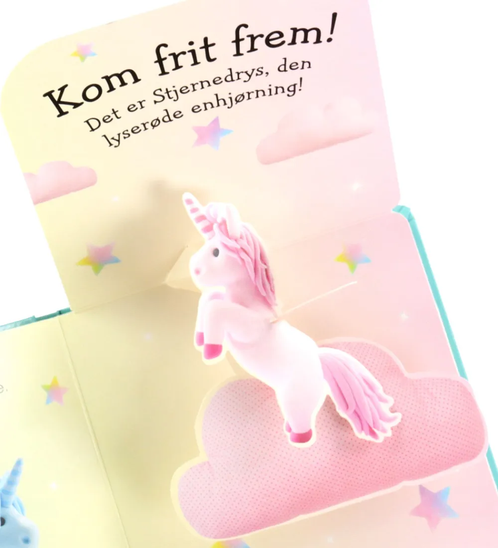 Alvilda Kreativ Leg|Bøger>Bog - Pop-op - Kom Frit Frem - Enhjørning - DA