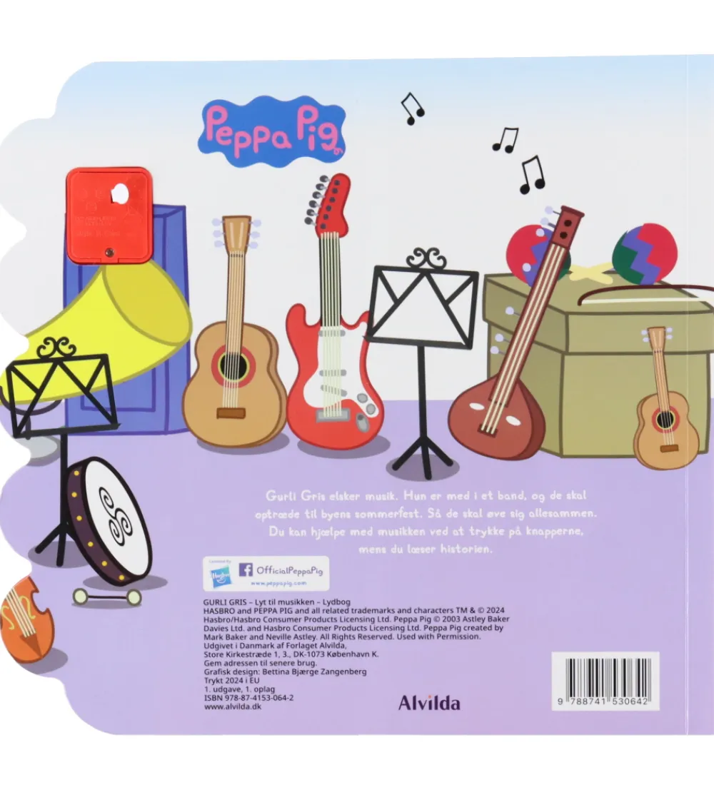 Alvilda Bøger>Bog m. Lyd - Lyt til musikken med Gurli Gris
