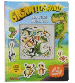 Alvilda Magnetlegetøj>Magnetbog - Gigantosaurus - Den Store Magnetbog - Dansk