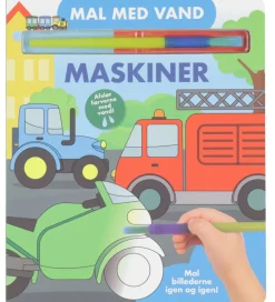 Alvilda Bøger|Malebog>Malebog - Mal Med Vand - Maskiner