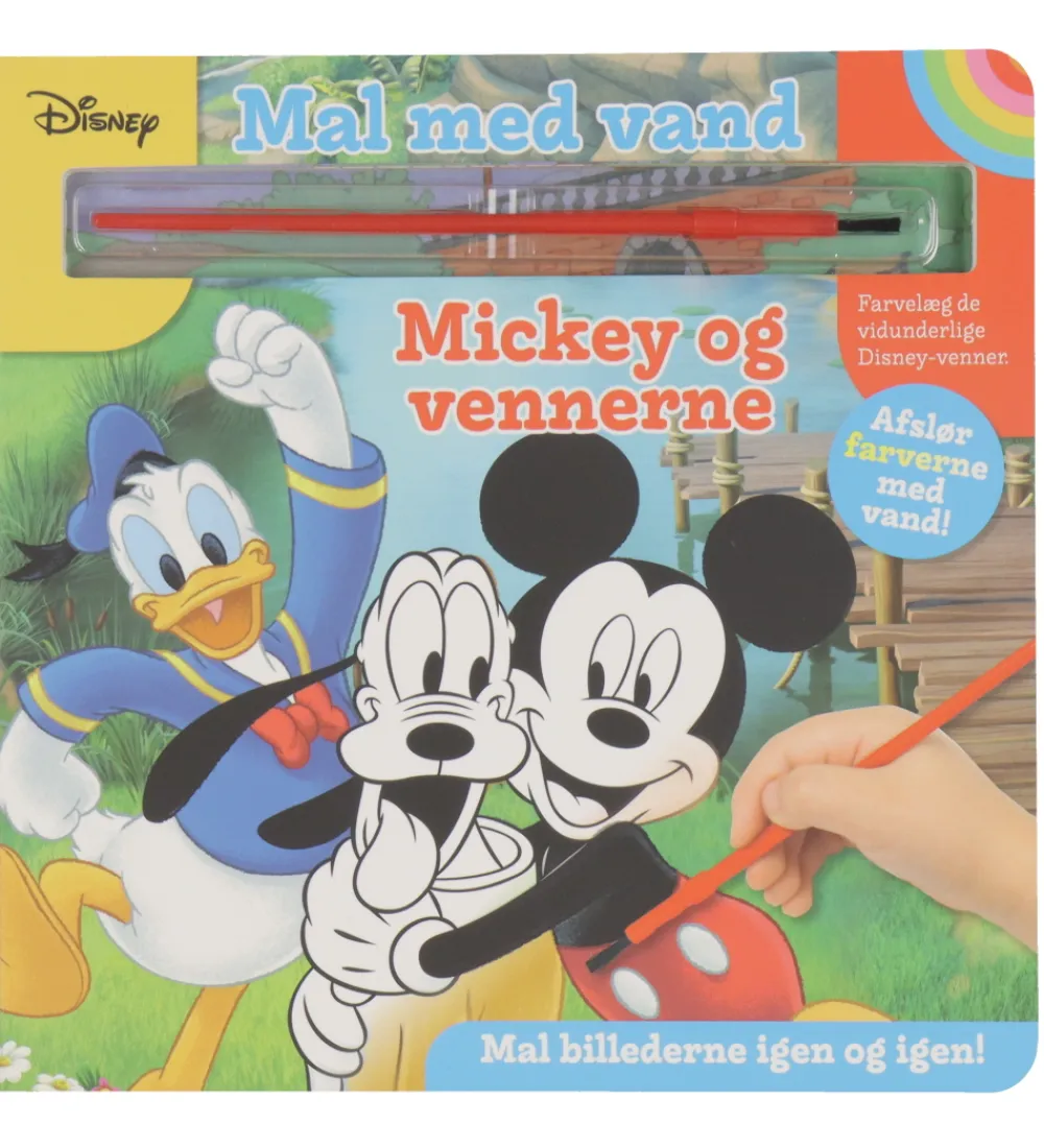 Alvilda Bøger|Malebog>Malebog - Mal Med Vand - Disney Mickey Og Venner