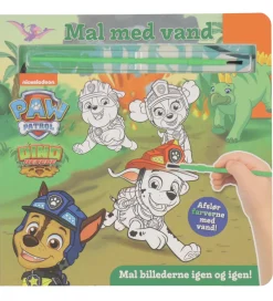 Alvilda Bøger|Malebog>Malebog - Mal Med Vand - Paw Patrol Dinoer