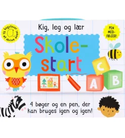 Alvilda Kreativ Leg|Bøger>Opgavebøger - Skriv Og Visk Ud - Skolestart - 4 stk. - D