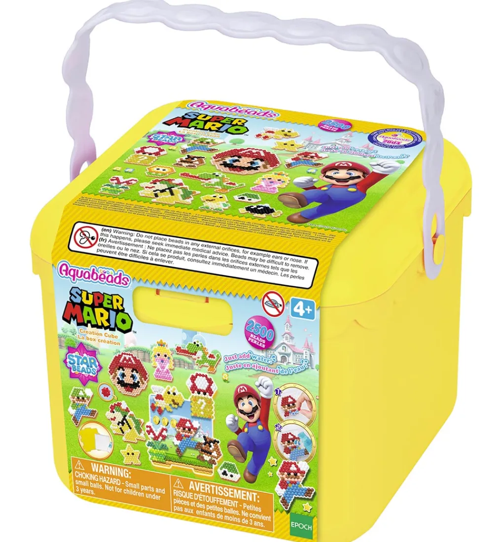 Aquabeads Perler>Perlesæt - 2500+ Stk. - Super Mario Creation Cube