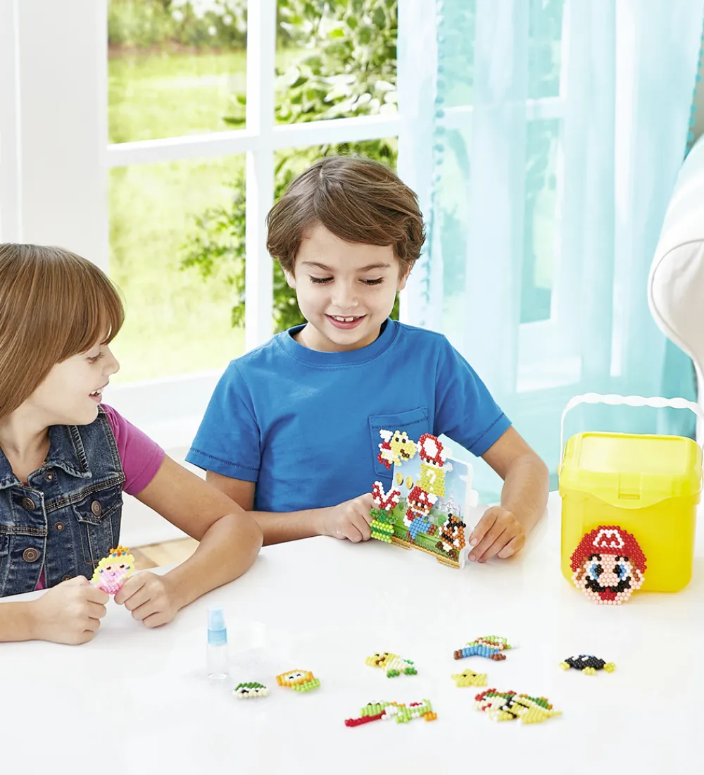 Aquabeads Perler>Perlesæt - 2500+ Stk. - Super Mario Creation Cube