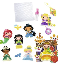 Aquabeads Perler>Perlesæt - 2500+ stk. - Disney Princess Creation Cube