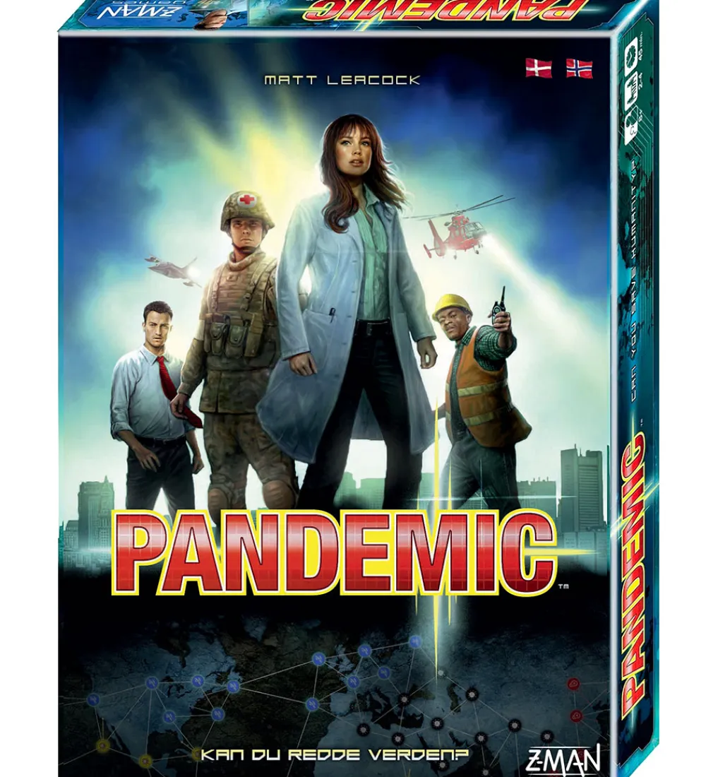 Asmodee Spil>- Pandemic DK/NO - Brætspil