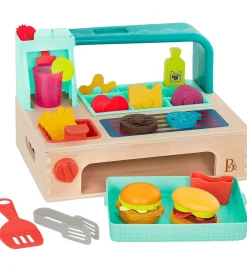 B. toys Rolleleg|Legekøkken Og Legemøbel>Legekøkken - 30 Dele - Burgerstation