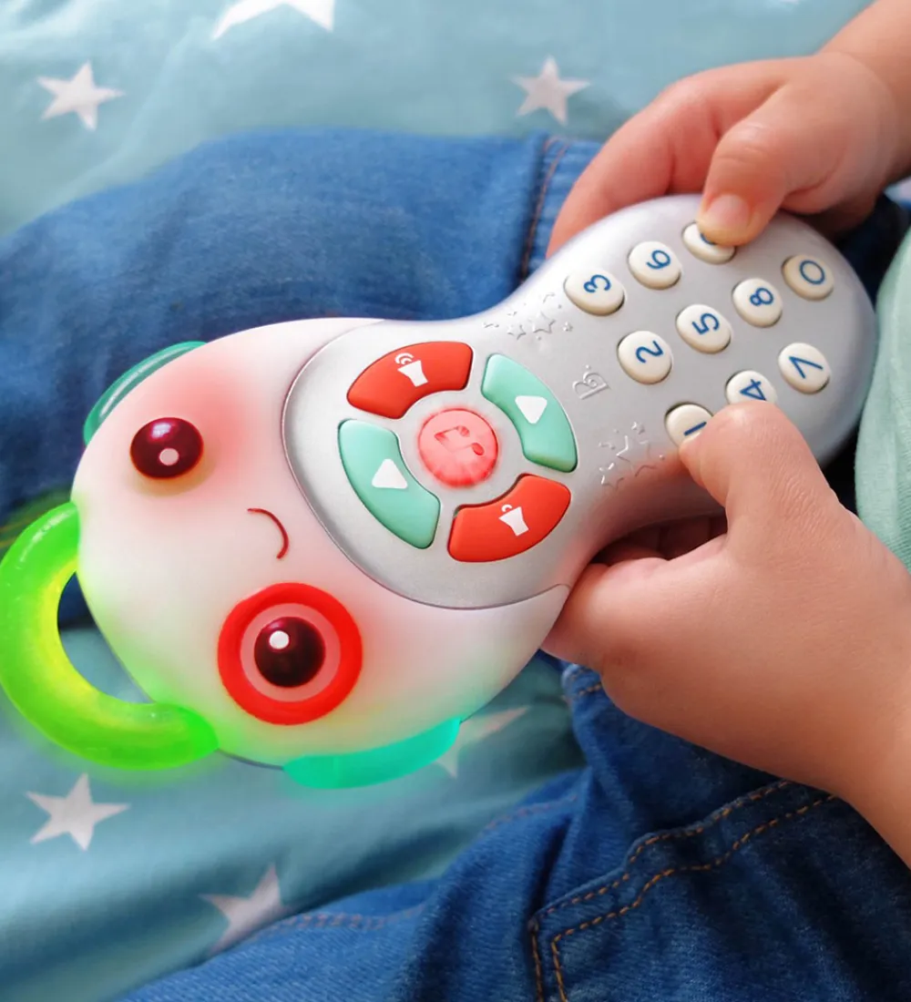 B. toys Biler, Tog Og Køretøjer|Babylegetøj>Legetøj - Grab & Zap Fjernbetjening m. Lyd