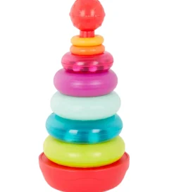 B. toys Babylegetøj|Stablelegetøj>Stablelegetøj - Rainbow Rings - 9 Dele