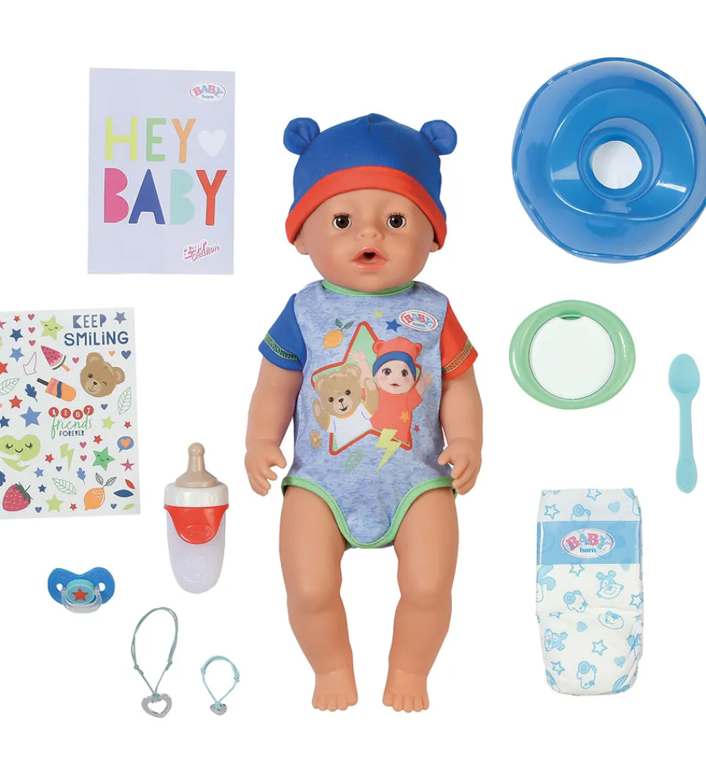 BABY born Dukker Og Tilbehør>Dukke - Jonas - 43 cm - 10 Funktioner