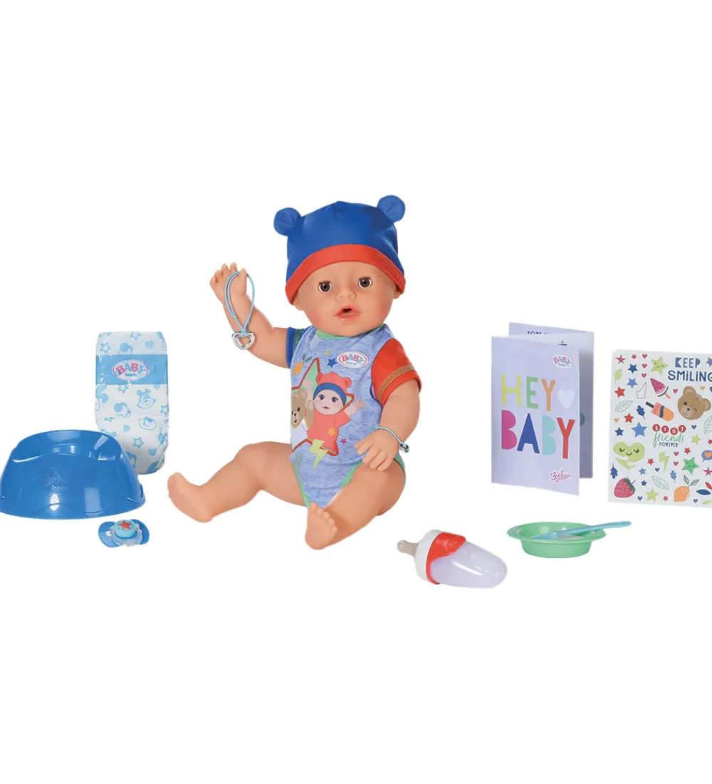 BABY born Dukker Og Tilbehør>Dukke - Jonas - 43 cm - 10 Funktioner