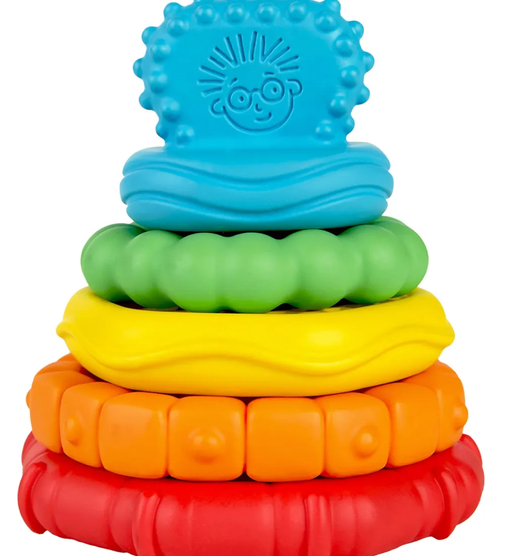 Baby Einstein Stablelegetøj|Bideringe>Stable- og Bidelegetøj - Stack & Teethe - Multi-te