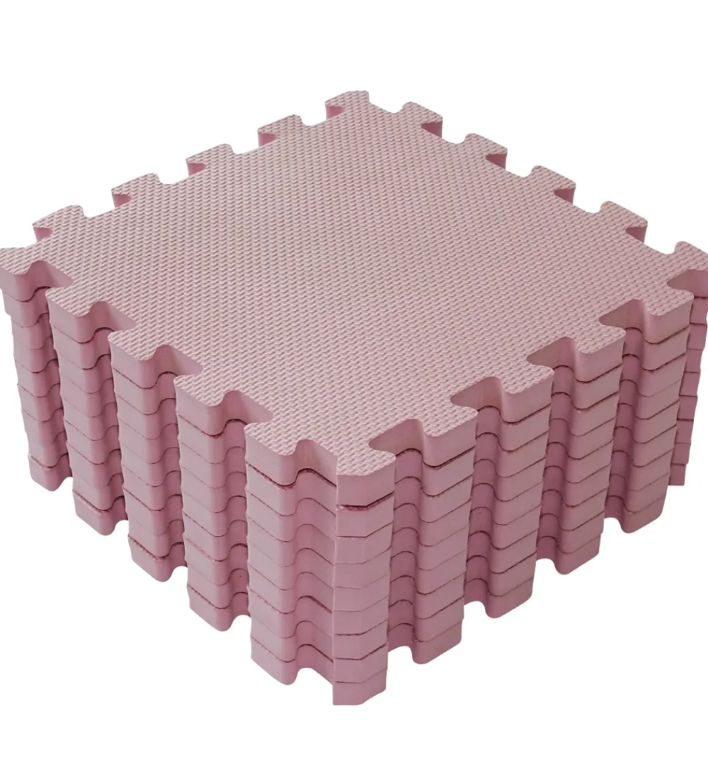 BabyDan Legetæpper Og Legegulve>Legegulv - 90x90 cm - Rosa