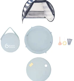 Babymoov Udeleg Og Udendørs Legetøj|Legetelte>Strandtelt/Soppebassin - Aquani - UV50+ - Blue Waves