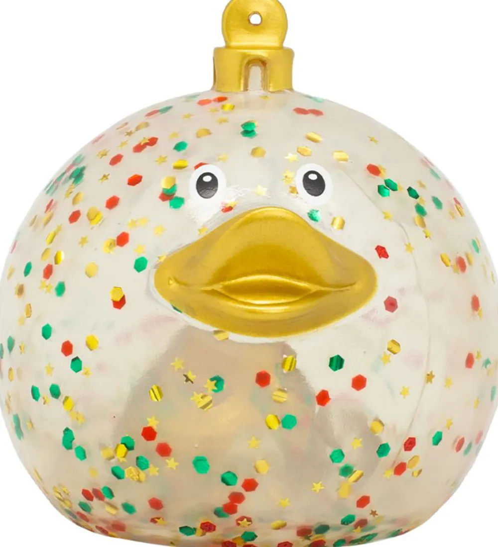Badeand Babylegetøj|Badelegetøj>- Juletræskugle - Glitter