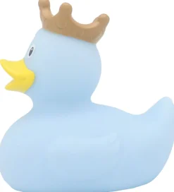 Badeand Babylegetøj|Badelegetøj>- Lyseblå And m. Krone