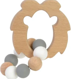 BAMBAM Trælegetøj|Gribelegetøj>Rangle - Træ - Løve