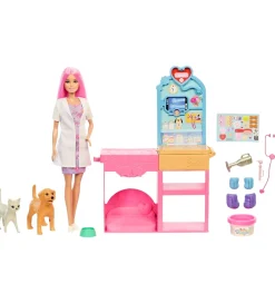 Barbie Dukker Og Tilbehør>Dukke - 30 cm - Fast Cast Pet Vet Clinic