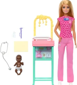 Barbie Dukker Og Tilbehør>Dukke - 30 cm - Børnelæge Legesæt