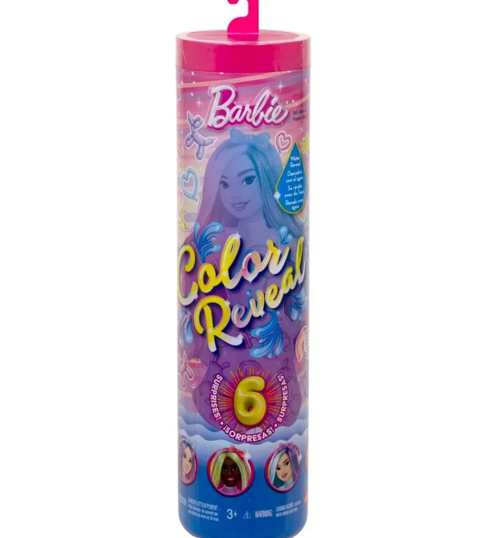 Barbie Dukker Og Tilbehør>Dukke - 30 cm - Color Reveal Balloon Animals - Assorteret
