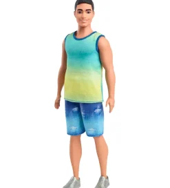 Barbie Dukker Og Tilbehør>Dukke - 30 cm - Fashionista Ken Ombre Tank