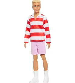 Barbie Dukker Og Tilbehør>Dukke - Fashionista - Ken m. Red & White Stripes