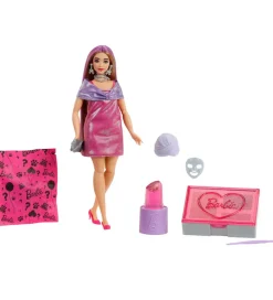 Barbie Figurer|Dukker Og Tilbehør>Dukke - Party Unboxed Pink Curvy Doll