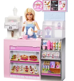 Barbie Figurer|Dukker Og Tilbehør>Legesæt - Kaffebutik m. Tilbehør