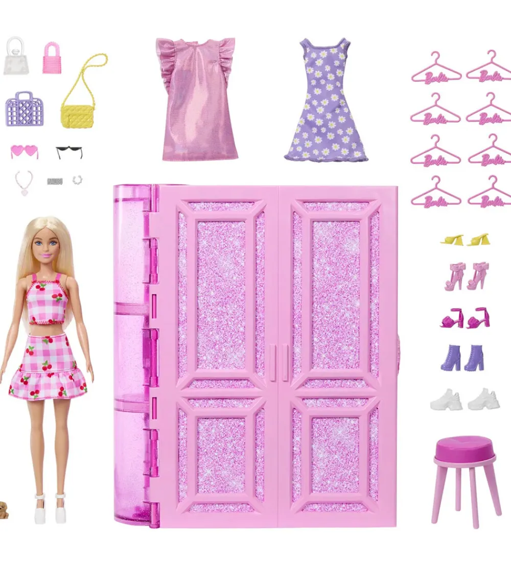 Barbie Dukker Og Tilbehør>Legetøj - Fashion Fun Dream Closet