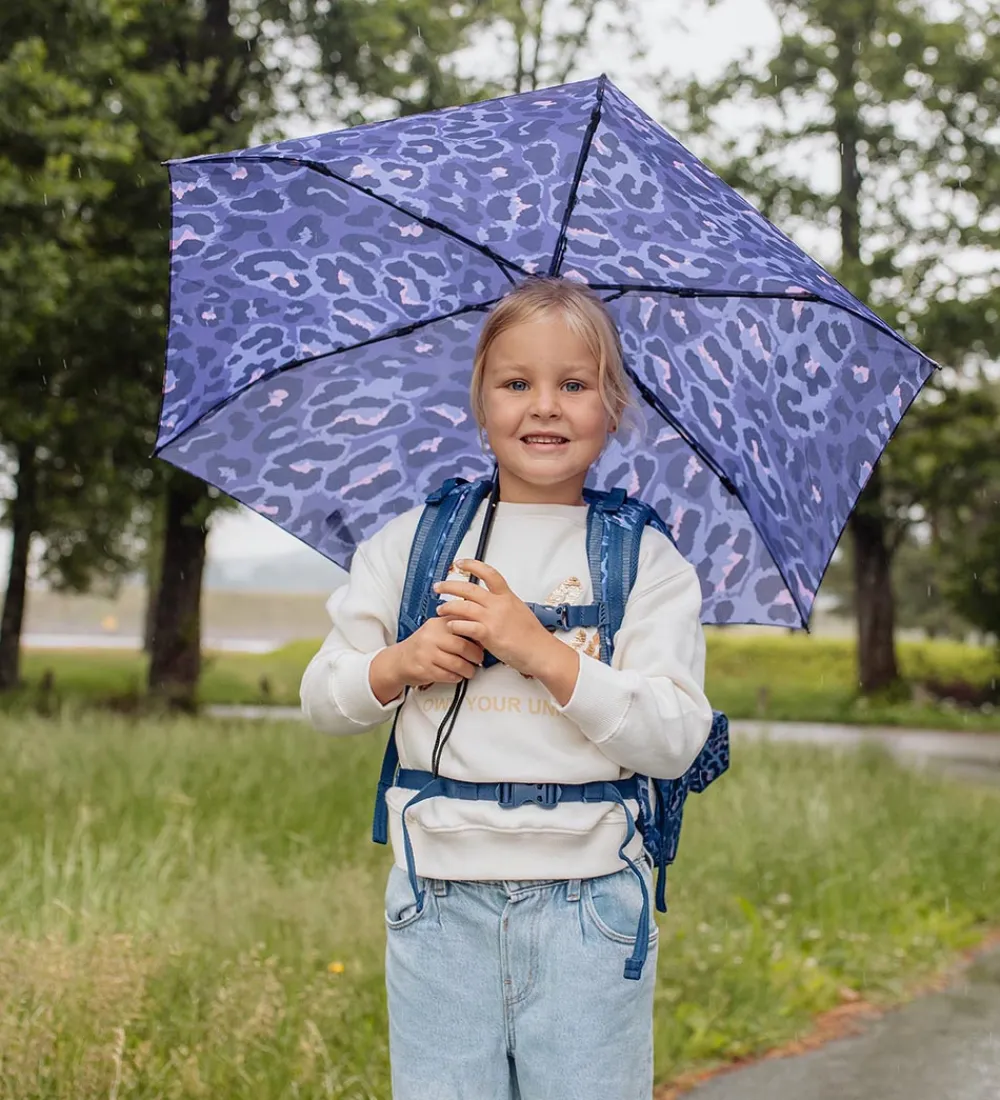 Beckmann Udeleg Og Udendørs Legetøj>Paraply - Cheeta - Dark Blue