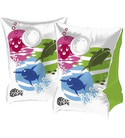 BECO Strandlegetøj>Svømmevinger - 15-30 kg - Hvid/Multifarvet