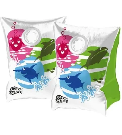 BECO Strandlegetøj>Svømmevinger - 0-15 kg - Hvid/Multifarvet