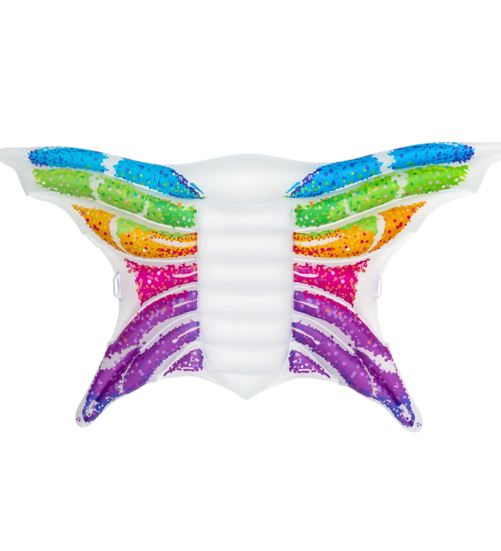 Bestway Udeleg Og Udendørs Legetøj|Strandlegetøj>Flyder - 294x193 cm - Rainbow Butterfly