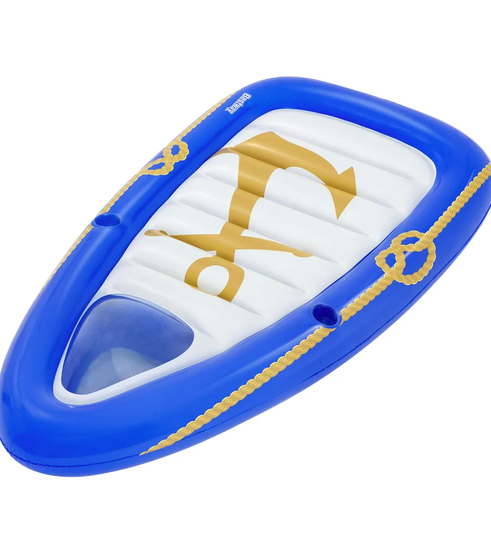 Bestway Udeleg Og Udendørs Legetøj|Strandlegetøj>Flyder - 190x107cm - Nautical Paradise Boat Lounge
