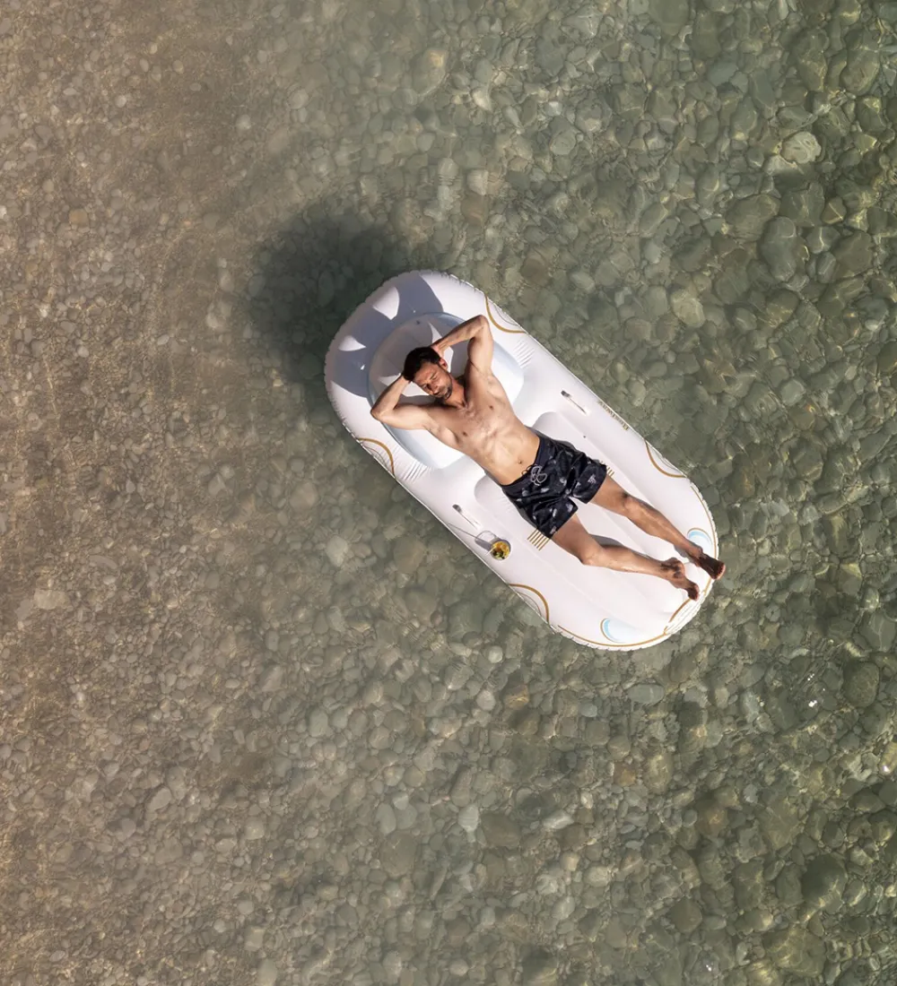 Bestway Udeleg Og Udendørs Legetøj|Strandlegetøj>Flyder - 228x108cm - Vacation Cruiser Lounge